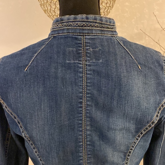 Escada sport Dark Blue Denim Jacket size 38 - Picture 6 of 8